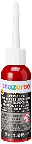 Snazaroo Profi-Schminkfarben Filmblut / Blutgel, Kunstblut für Spezialeffekte, dunkel 50ml von Snazaroo