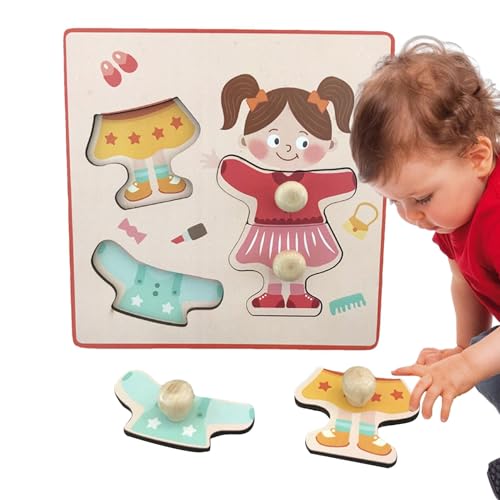 Matching Puzzle Board Game, Interactive Learning Puzzle Toy, Brain Teaser Puzzle Game for Kids, Educational Matching Puzzle for Children Ages 2 to 5, Developmental Matching Toy for Fun Game von Snsengg