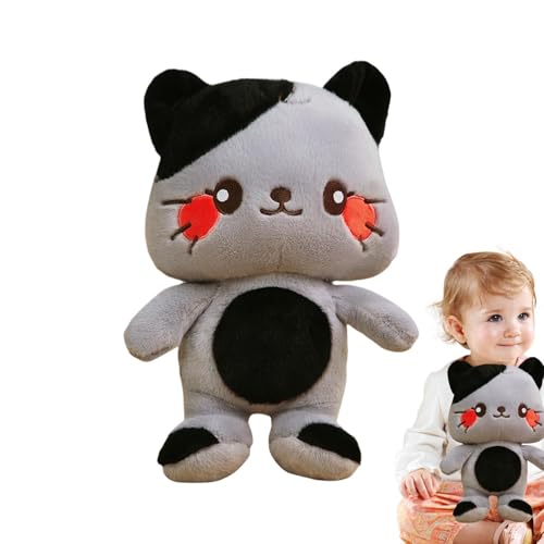 Snsengg Stofftier Katze Wurfkissen Plüsch Tier Spielzeug 16 Zoll Katze Plüsch Kinderzimmer Katze Plüsch Raumdekor Katzenpuppe Waschbar Katze Plüschtiere 40 cm für Kinderzimmer Zimmer Bett von Snsengg