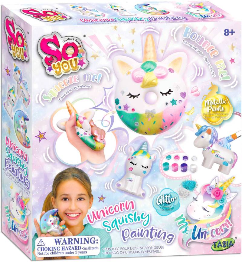 So Beads Set Malen Squishies Einhörner 4er-Pack von So Beads