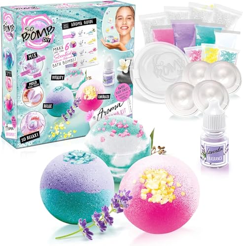 Canal Toys - So Bomb BBD 041- DIY-Aroma-Badebomben-Set, Stellen Sie mit diesem Aroma-Set Ihre eigenen duftenden Badebomben her, 6 Stück, mehrfarbig von Canal Toys