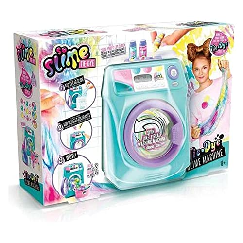 Canal Toys - So Slime SSC 134- DIY Tie Dye Slime with Washing Machine Mixer, Make Your own Scented Slime with The Tie Dye Slime Machine, 6 Slime Set, Mehrfarbig von Canal Toys