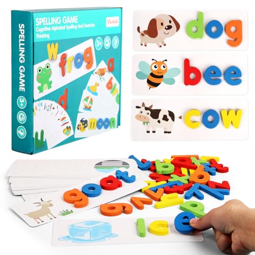 Holzbuchstaben Klein，Buchstaben Holz Puzzle Lernspielzeug，Spielzeug Buchstaben，Alphabet Holzpuzzle Geschenk，Buchstaben Spiel，Letter Puzzles Games，Kinder Spielzeug 3 Jahre von SoLLek