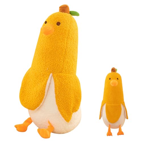 SoLLek Kawaii Ente Banane Kuscheltier Plüsch Spielzeug Kissen Banane Plüsch Kuschelweiches für Home Wohnzimmer Dekoration Geschenk für Halloween Weihnachten 30 cm von SoLLek