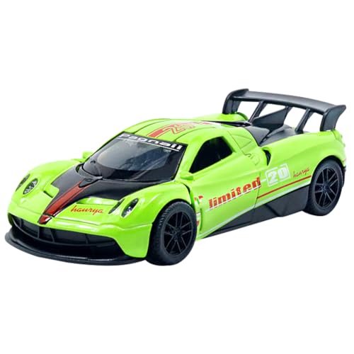 SoLLek Spielzeug-Auto, Rennwagen Spielzeugauto, Metall Legierung Racing Modell, Pull Back Vehicles Toy Car for Toddlers Kids Boys Girls Gift (Grüner) von SoLLek