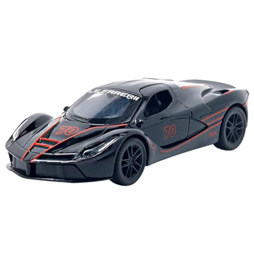 SoLLek Spielzeug-Auto, Rennwagen Spielzeugauto, Metall Legierung Racing Modell, Pull Back Vehicles Toy Car for Toddlers Kids Boys Girls Gift (Schwarz) von SoLLek