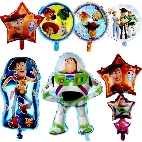 7 Stück Folienballon Geburtstag Dekorationen Spielzeug Party Supplies Party Ballons Geburtstag Dekoration Party Favor für Kinder von Soanwind