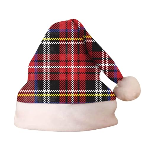 Santa Hat Weihnachtsmütze mit Innenfutter Für Weihnachten Nikolausmütze Plüsch Kante Weihnachtsmützen Samtige Weihnachtsmütze Weihnachtsmann Mütze Verdickte Bequeme von Sobzia