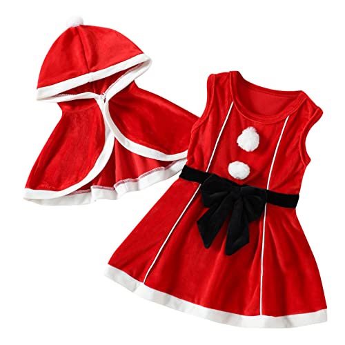 Sobzia Baby Kostüm-Baby Weihnachtsoutfit Unisex Baby Jungen Mädchen Weihnachten Fleece Warm Santa Jacken+hose+weihnachtsmütze Neugeborene Neugeborenes Santa Elfen von Sobzia