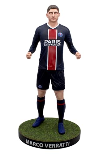 Football's Finest SoccerStarz Offiziell lizenzierter Fußballclub Paris Saint-Germain Marco Verratti, 60 cm, sehr detailliertes Harz, luxuriöse Fußball-Statue zum Sammeln von SoccerStarz