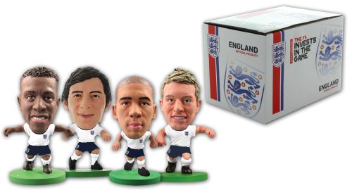 SoccerStarz 400193 - England Fußballmannschaft 4 Player Box B von SoccerStarz