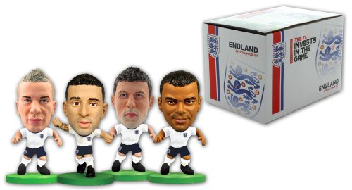 SoccerStarz 400591 - England Fußballmannschaft 4 Player Box E von SoccerStarz