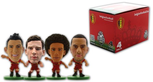 SoccerStarz 400763 - Belgien Fußball-Nationalmannschaft 4 Player Box E von SoccerStarz