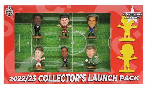 SoccerStarz - Launch Pack mit 8 Figuren (Rot), Version 2022/23 von SoccerStarz