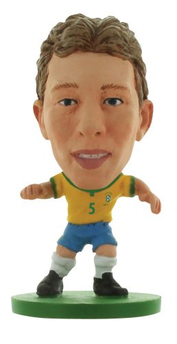 SoccerStarz - Brazil Lucas Leiva - Home Kit/Figures von SoccerStarz