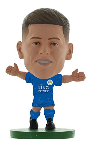 SoccerStarz Leicester Harvey Barnes Fußball Home (Classic Kit) / Figuren, M von SoccerStarz