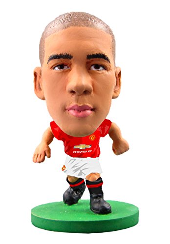 SoccerStarz SOC079 - Man Utd Chris Smalling - Heimtrikot 2017 Ausgabe, Aktionsspielzeug von SoccerStarz