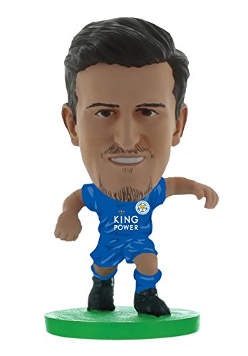 SoccerStarz SOC1197 Leicester Harry Maguire Home Kit Classic Figur, Grün von SoccerStarz