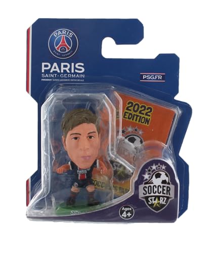 SoccerStarz SOC1564 Serigo Ramos Mini-Fußballfigur, PSG, 5 cm von SoccerStarz