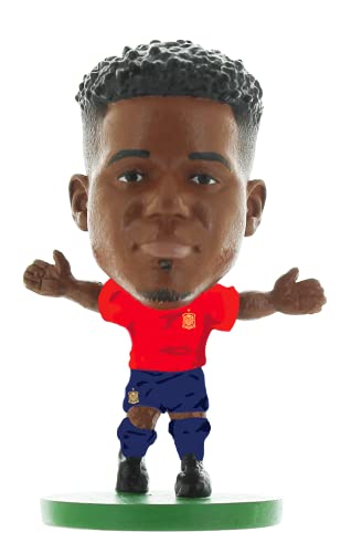 SoccerStarz - Spanien Ansu Fati – Heimtrikot/Figuren SOC1527 von SoccerStarz