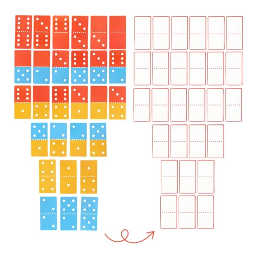 Sodertex LOOLIPO – KREATIVE Spiele 2 IN 1 – Dominos – 28 Dominosteine – 4,5 x 9 cm – Pädagogische Spiele – Lernspiele – kreative Freizeit – manuelle Aktivität – L630930 von Sodertex