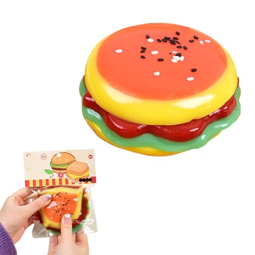 SoeUyd Squeeze Spielzeug, Stressball, Anti Stress Bälle, Squeeze Toy, Squeeze Ball, Squishy Hamburger Geformt Squeeze Toy, Anti Stress Spielzeug für Erwachsene und Kinder, Stress und Ärger Abbauen von SoeUyd