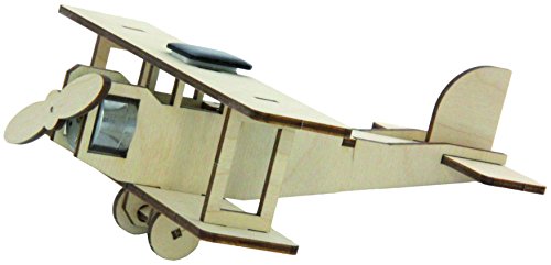 SOL-EXPERT group 40235 - Solar Doppeldecker Flying Star, Bausatz, Holz, Natur von Sol Expert