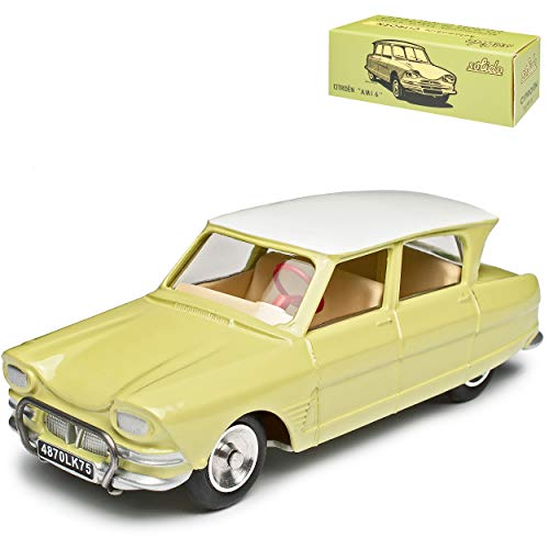 Citroen AMI 6 Beige Gelb Weisses Dach 1961-1969 1/43 Solido Modell Auto von Solido Citroen