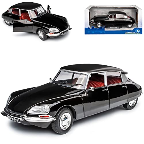 Solido Citroen Citroen DS D Special Limousine Schwarz 1/18 Solido Modell Auto mit individiuellem Wunschkennzeichen von Solido Citroen