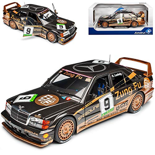 Mercedes-B C-Klasse 190E W201 2.5-16V Evolution II DTM Ludwig Macau 1991 1982-1993 1/18 Solido Modell Auto mit individiuellem Wunschkennzeichen von Solido Mercedes-Benz