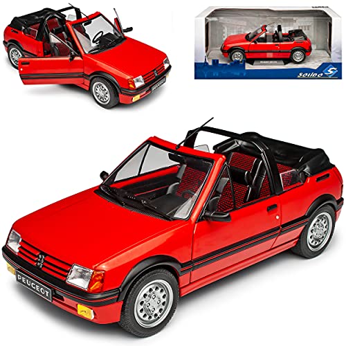 Peugeot 205 CTI Cabrio Rot 1983-1998 1/18 Solido Modell Auto von Solido Peugeot