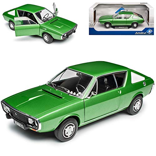 Renautl 17 Coupe 3 Türer Grün 1971-1979 1/18 Solido Modell Auto von Solido Renault