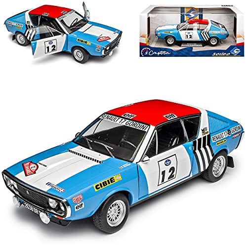 Renautl 17 MKI Coupe 3 Türer Rally Press On Regardless 1974 1971-1979 1/18 Solido Modell Auto von Solido Renault