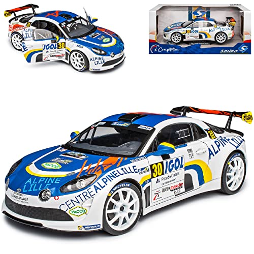 Renautl Alpine A110 R-GT Rally du Touquet Weiss 2020 Delecour 1/18 Solido Modell Auto von Solido Renault