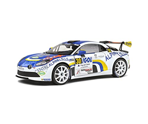 Renautl Alpine A110 R-GT Rally du Touquet Weiss 2020 Delecour 1/18 Solido Modell Auto von Solido Renault