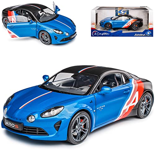 Renautl Alpine A110 S Trackside Edition F1 Team Blau Ab 2017 1/18 Solido Modell Auto von Solido Renault