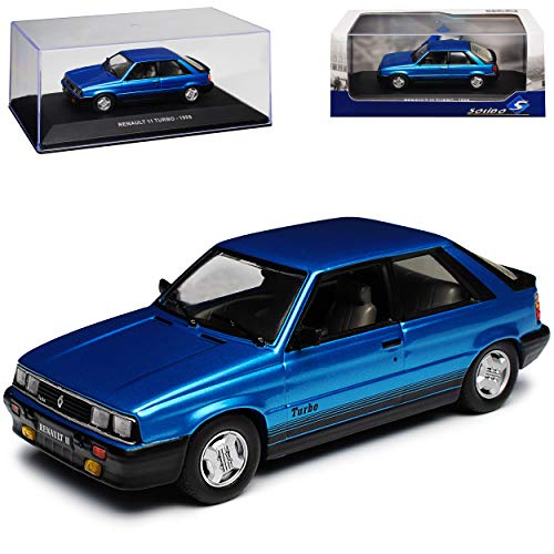 Renautl R11 Turbo 3 Türer Schrägheck Blau 1981-1988 1/43 Solido Modell Auto von Solido Renault