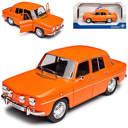 Renautl R8 TS Limousine Orange 1962-1973 1/18 Solido Modell Auto von Solido Renault