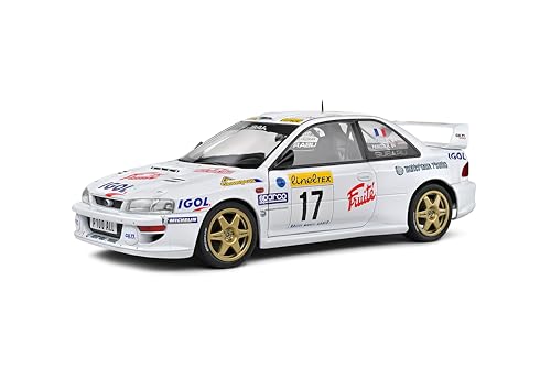 1:18 Subaru Impreza 22B 1999#17 blau von Solido