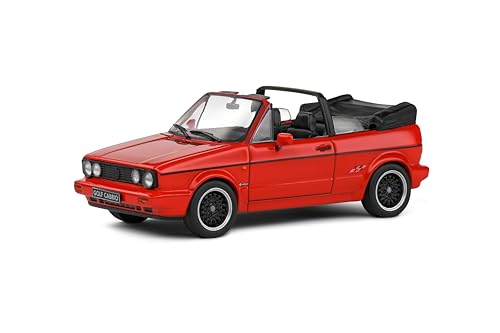 1:43 Volkswagen Golf MKI Cabrio Sportline Red 1992 von Solido