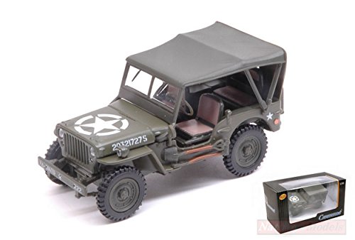 NEW CARARAMA CA90180 JEEP 1/4 Ton.C/TETTUCCIO 1:43 MODELLINO DIE CAST MODEL von Solido