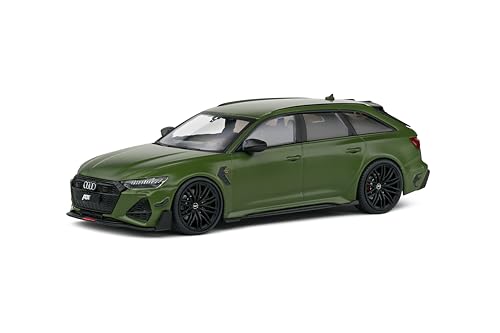 Solido 1:43 Audi RS6-R (olivengrün) – Hochdetailliertes Diecast-Modellauto im Sammler-Maßstab, Limitierte Edition, für Auto-Fans & Sammler von Solido