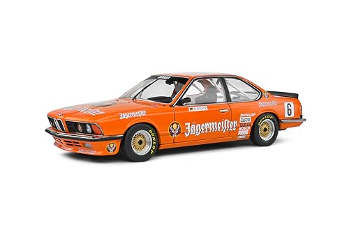 Solido BMW 635 CSi (E24) #6 ETCC 1984 (orange) – Hochwertiges Diecast Modellauto im Maßstab 1:18, legendäres Tourenwagen-Rennfahrzeug für Sammler & Motorsport-Fans von Solido