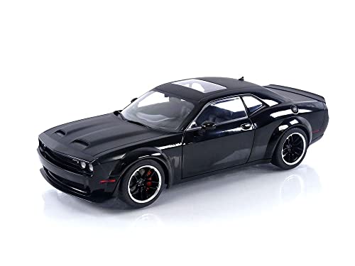 Solido 1:18 Dodge Challenger schwarz Modellauto Modellfahrzeug von Solido