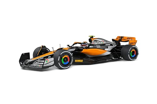 Solido McLaren F1 Team MCL60#4 – Great Britain GP 2023 (Lando Norris) – Hochwertiges Diecast Modellauto im Maßstab 1:18, Formel-1-Rennwagen für Sammler & Motorsport-Fans von Solido