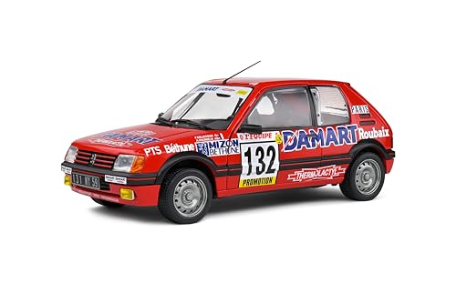 Solido 1:18 Peugeot 205 GTI, 1,6L #132 rot von Solido