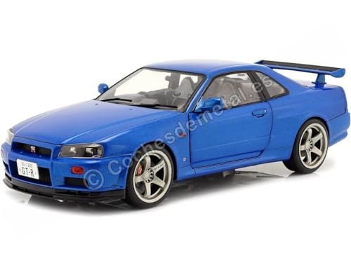 Solido1:18 Nissan GTR (R34) blau von Solido