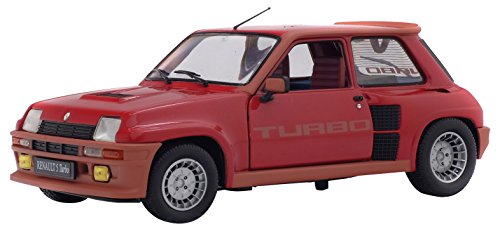 Solido 421184270 Renault R5 Turbo 1, 1982, Rot, Miniaturmodell im Maßstab 1: 18 Modellauto von Solido