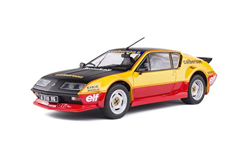 Solido Alpine A310, Pack GT, 1983, Calberson Evocation, Modellauto, Maßstab 1:18, orange/schwarz/rot von Solido