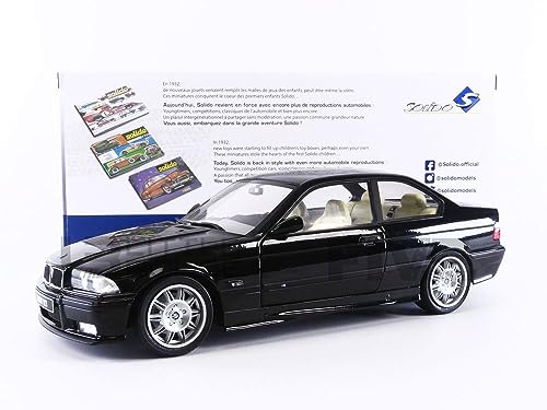 Solido BMW M3 Coupe E36 1994 schwarz metallic Modellauto 1:18 von Solido